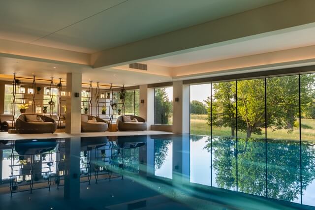 South Lodge longers area by the indoor pool