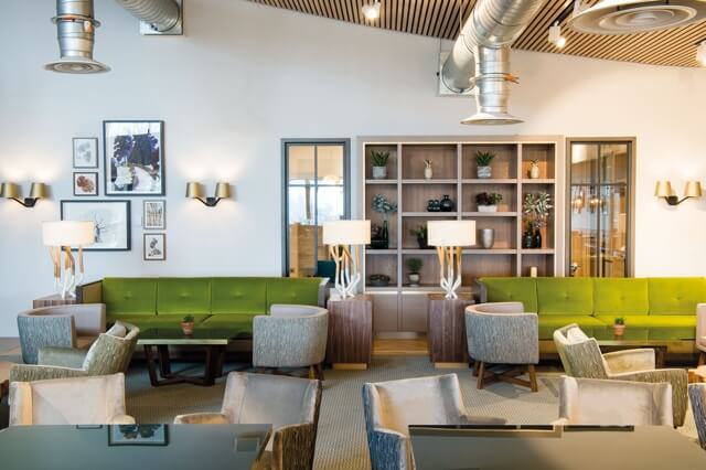 South Lodge spa reception area