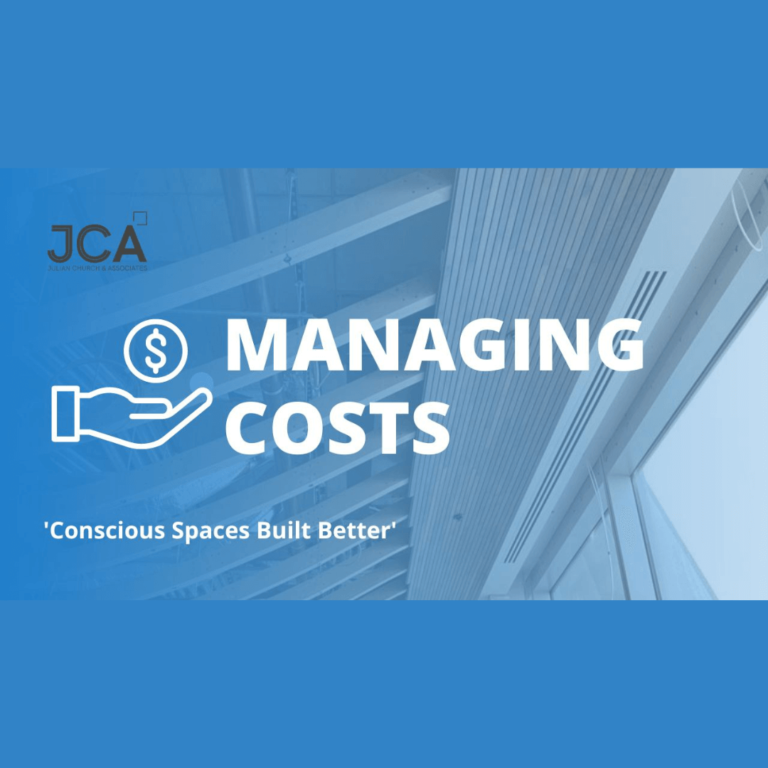 managing Costs text on blue background image